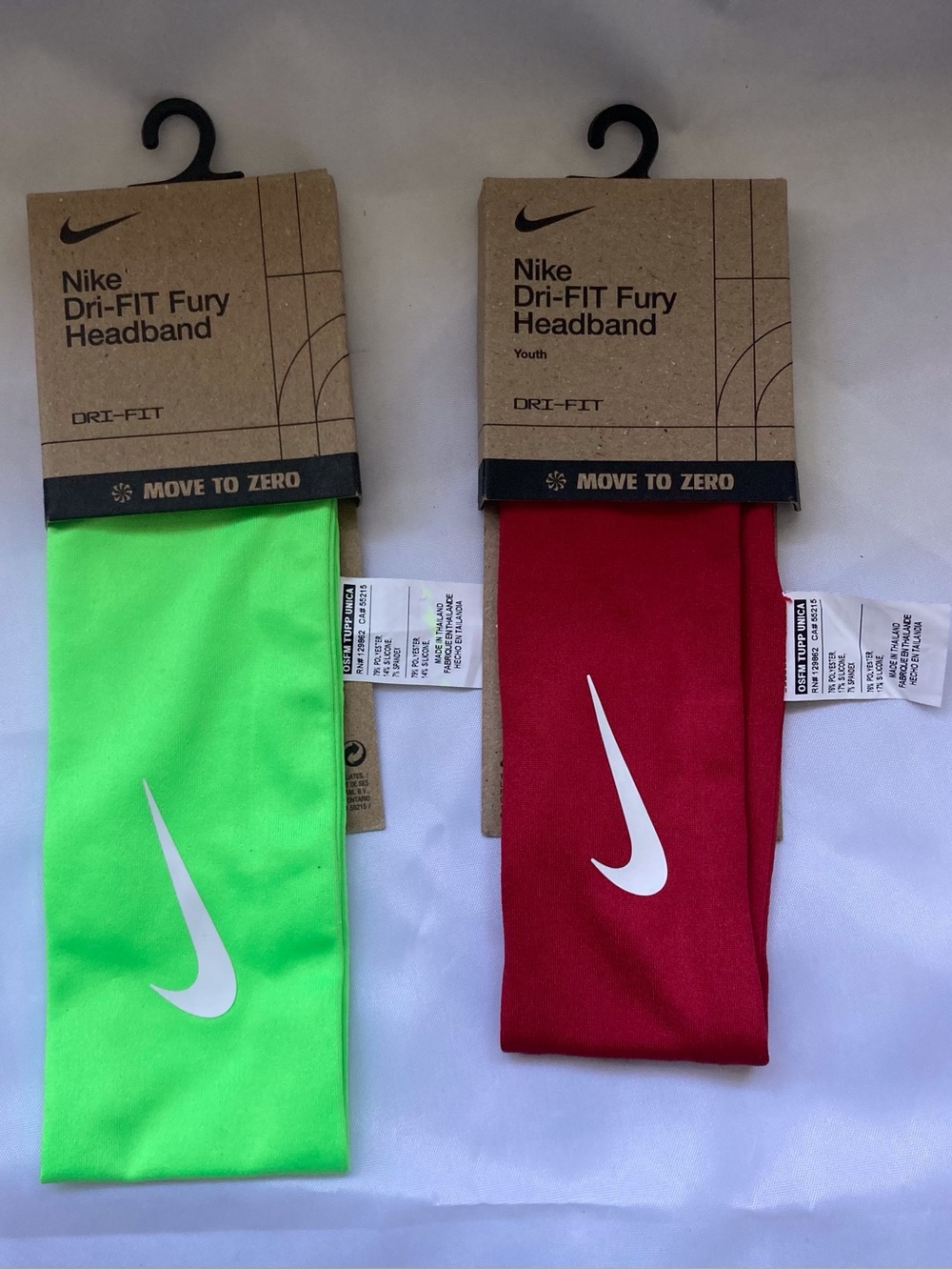 Nike Dri-Fit Fury New w/Tags Headbands~UNISEX~TWO bands, (one each adult/youth)